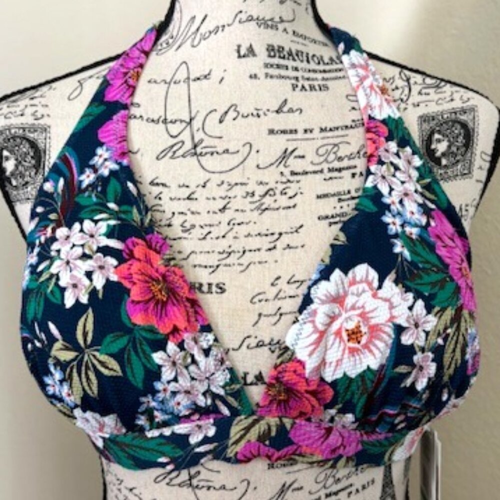 Jessica Simpson Gardenia Paradise Bikini Top